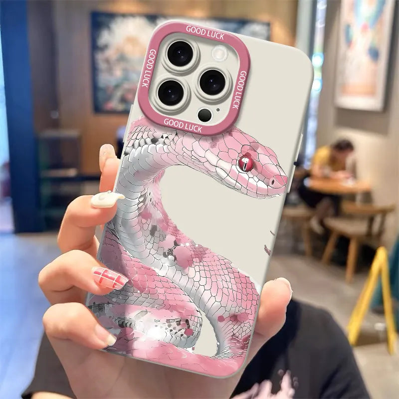 Chinese style snake Phone Case, Compatible for iPhone
