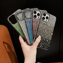 Handmade diamond studded gradient phone case, Compatible for Samsung & iPhone