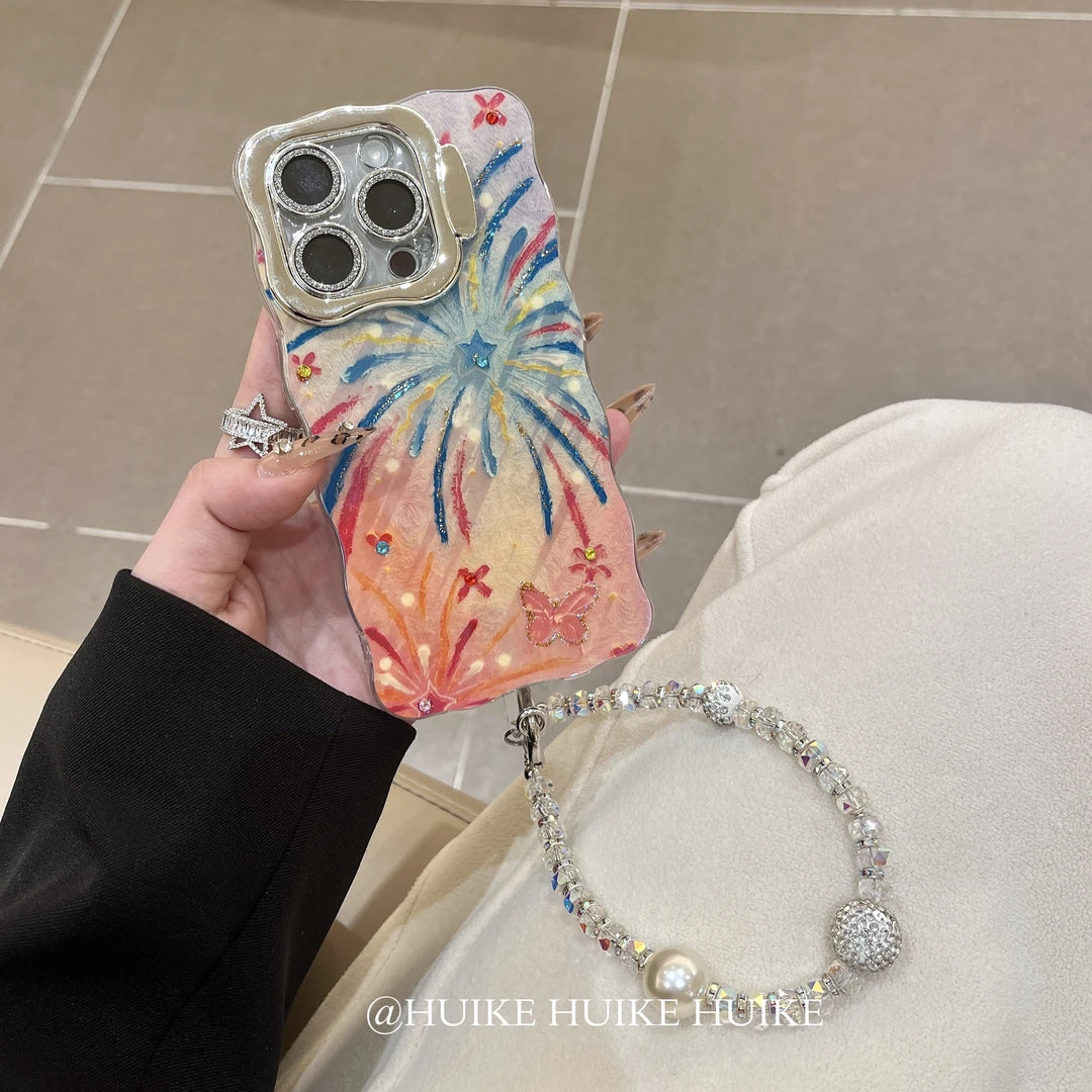 FIAMING LAMBORGHINI Phone Case with Phone Charm Strap