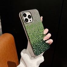 Handmade diamond studded gradient phone case, Compatible for Samsung & iPhone