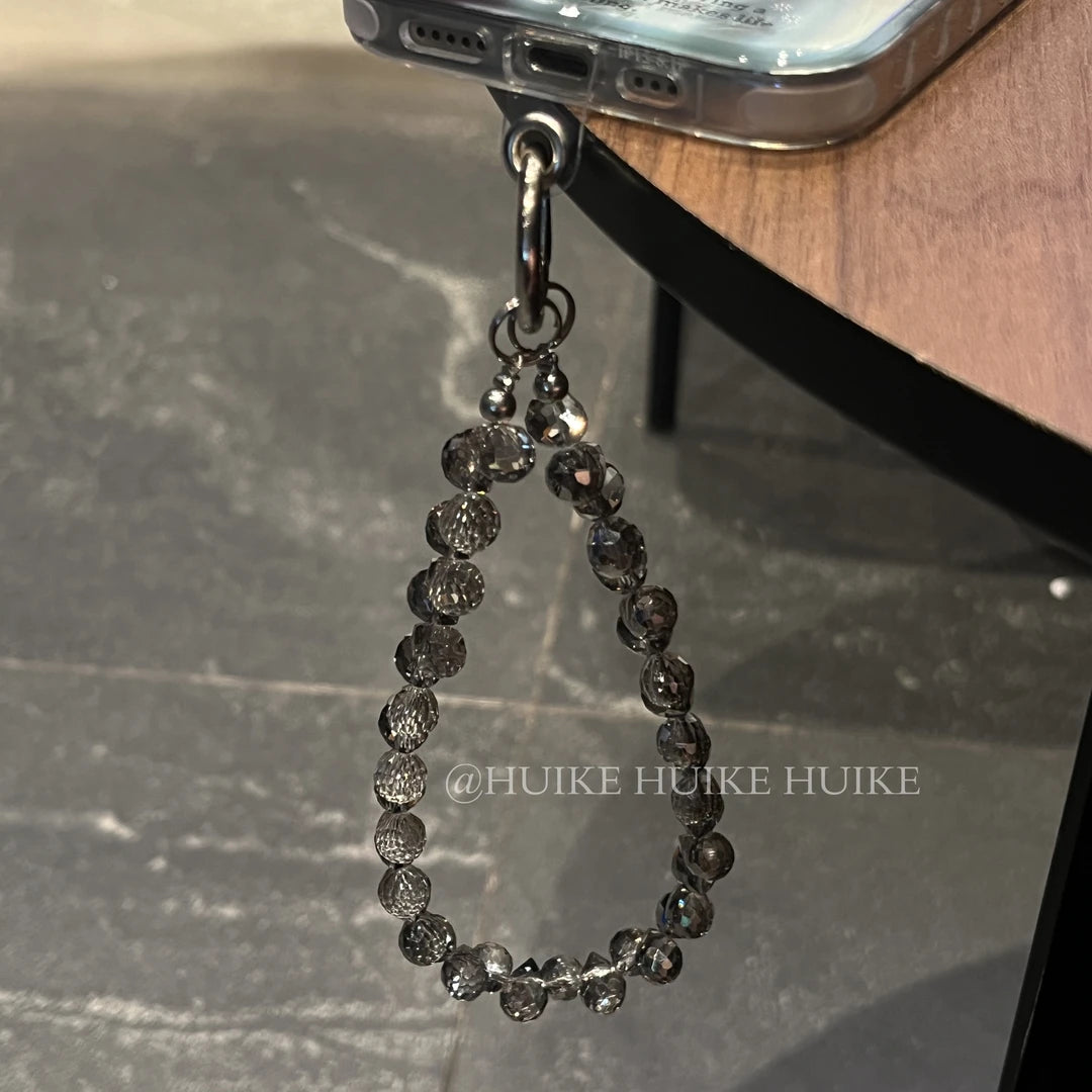 DIY Gradient Phone Case with Phone Charm Strap ,Compatible for iphone 17