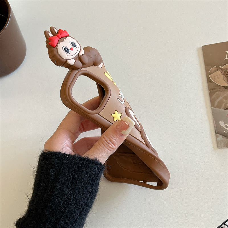 BROWN BUBU Cartoon 3D Phone Case