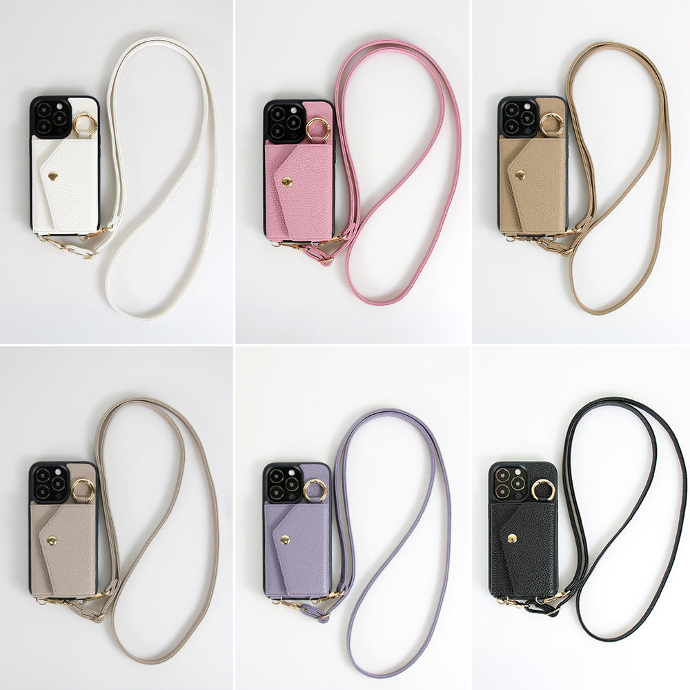 MULTI CARD SLOT Hanging Rope Phone Case, Compatible for Samsung & iPhone & Sony & Google