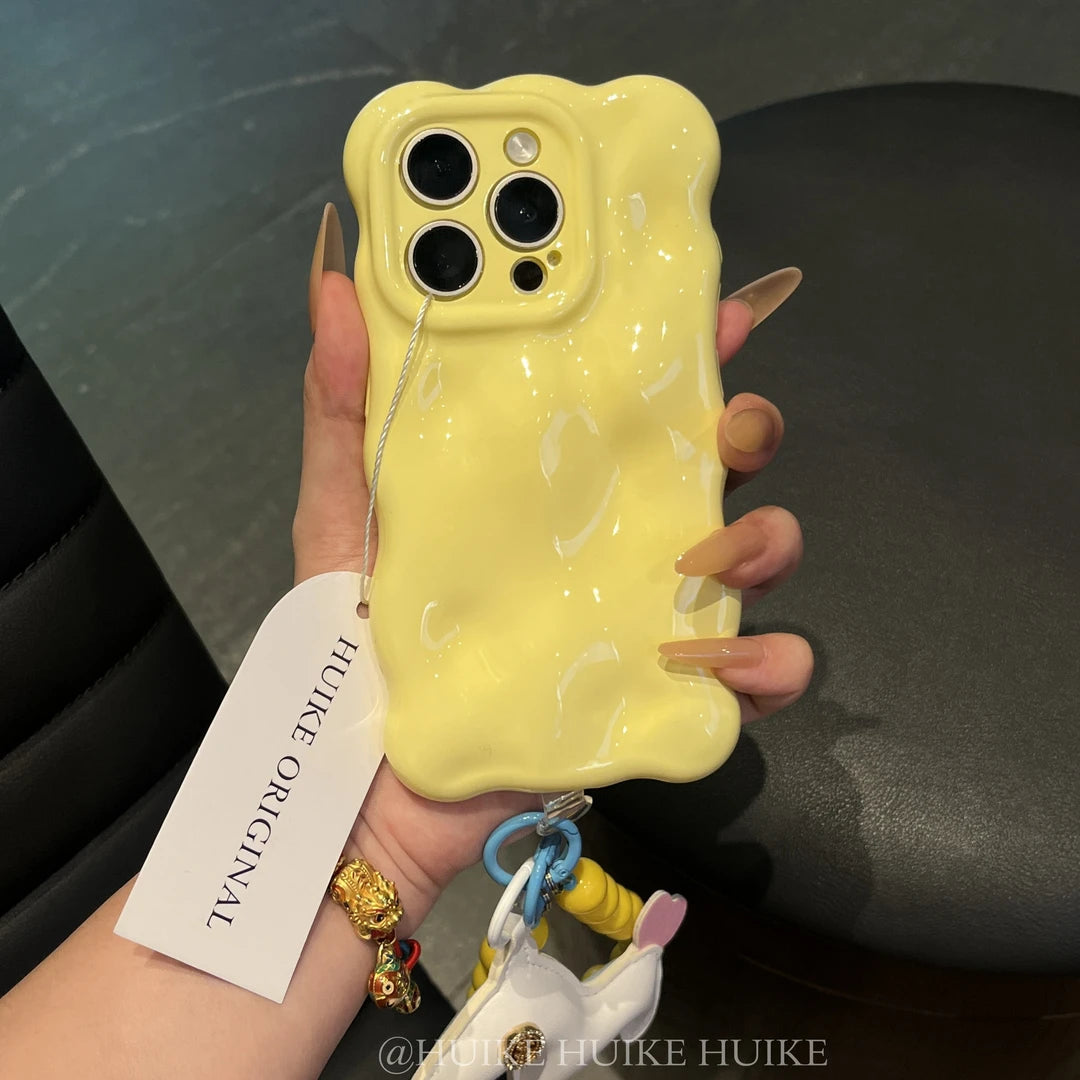 SUMMER DOPAMINE Airbag phone case with Phone Charm Strap