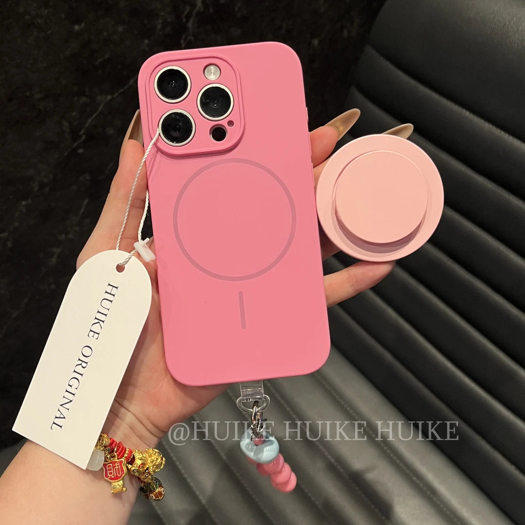 SUMMER Dopamine Magnetic phone case with Phone Charm Strap