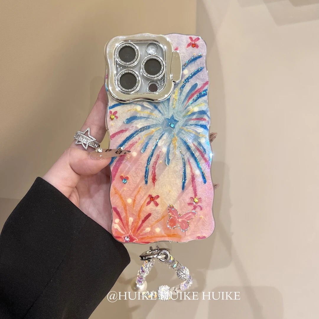 FIAMING LAMBORGHINI Phone Case with Phone Charm Strap