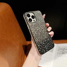 Handmade diamond studded gradient phone case, Compatible for Samsung & iPhone