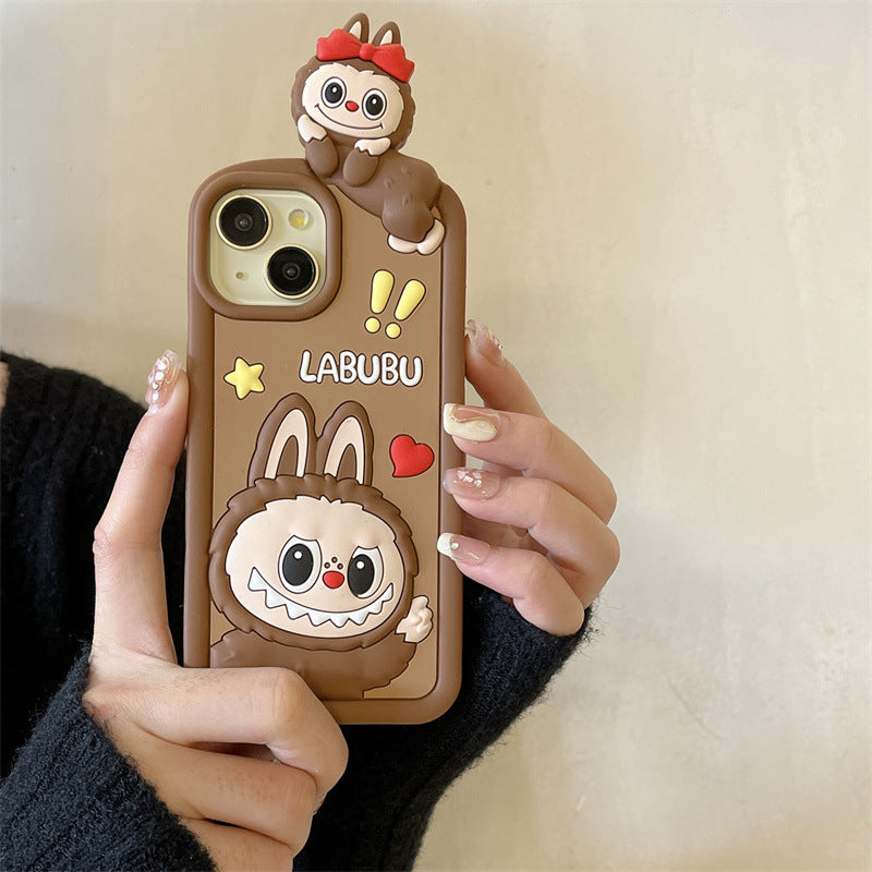 BROWN BUBU Cartoon 3D Phone Case