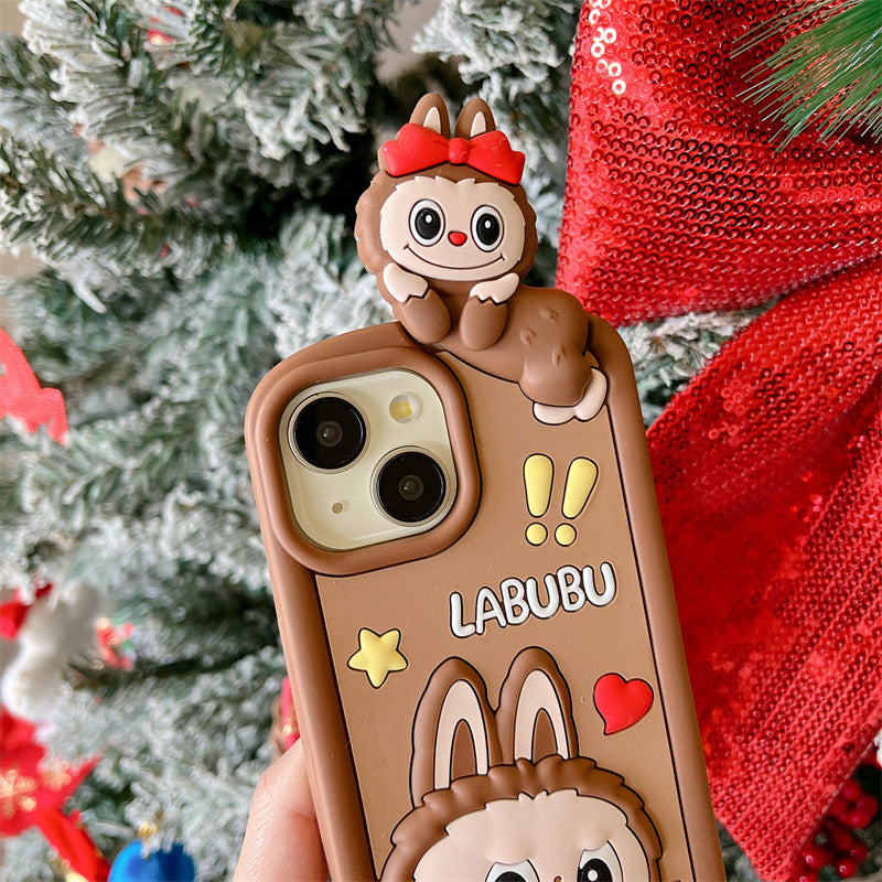 BROWN BUBU Cartoon 3D Phone Case