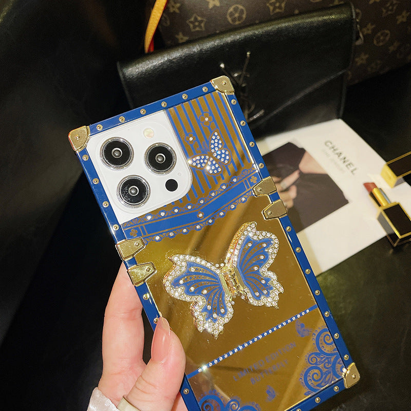 GOLDEN BUTTERFLY BRACKET Phone Case, Compatible for iPhone