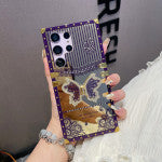 GOLDEN BUTTERFLY BRACKET Phone Case, Compatible for Samsung