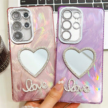 SMILE KT CAT OR LOVE Mirror Phone Case, Compatible for Samsung & iPhone