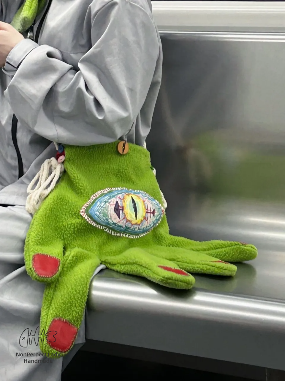 Devil's Hand丨Original Handmade Handbags, Green/Blue/Purple