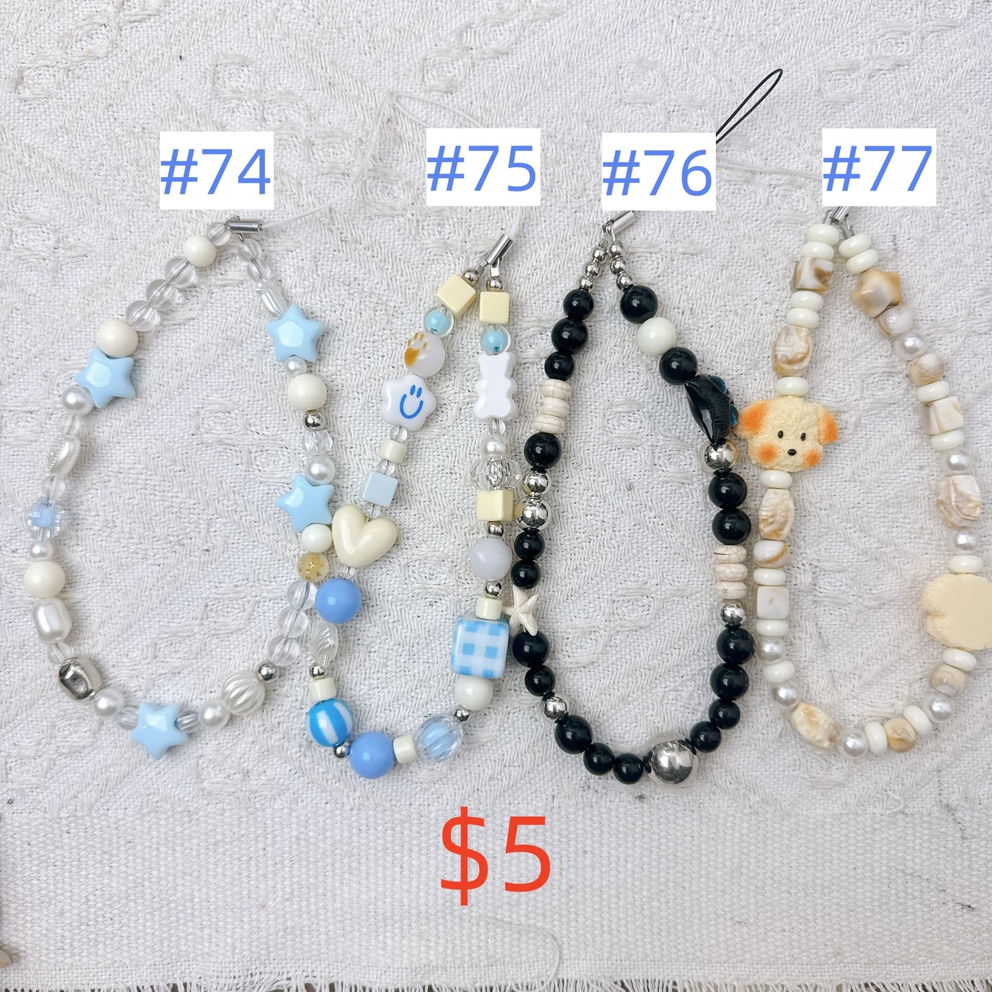 FOR LIVE 4- ONLY Phone Charm Straps