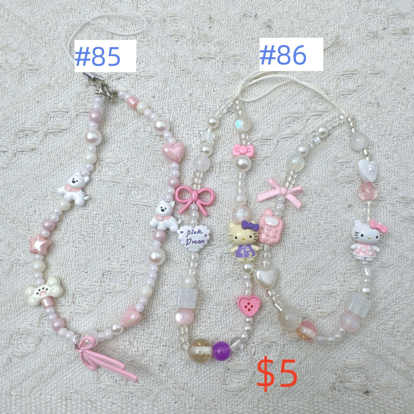 FOR LIVE 4- ONLY Phone Charm Straps