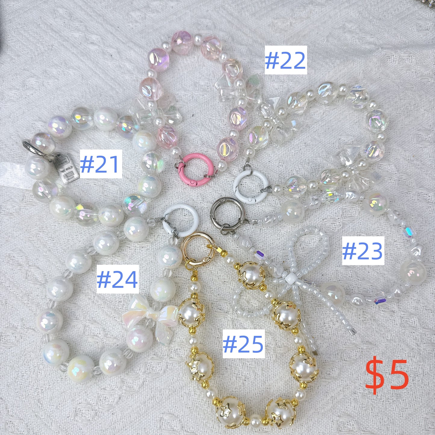 FOR LIVE 4- ONLY Phone Charm Straps