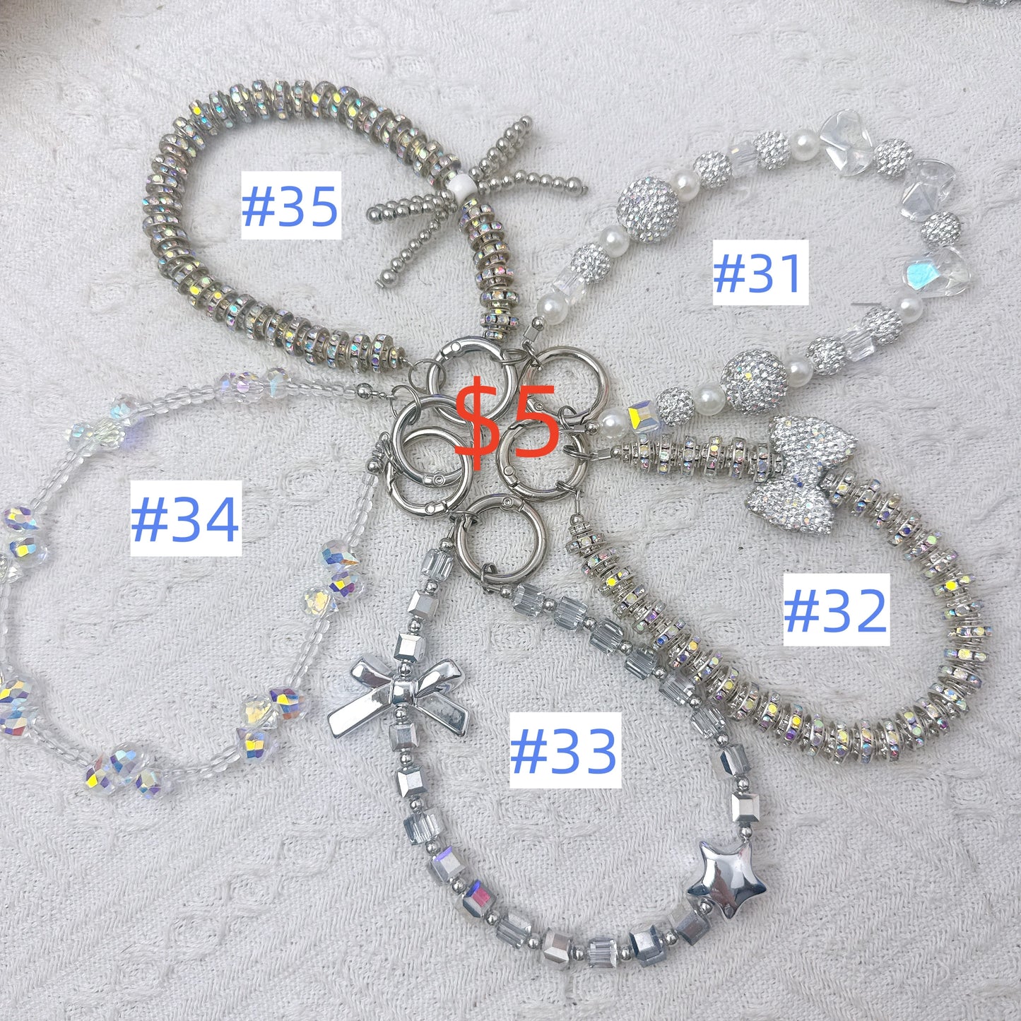 FOR LIVE 4- ONLY Phone Charm Straps