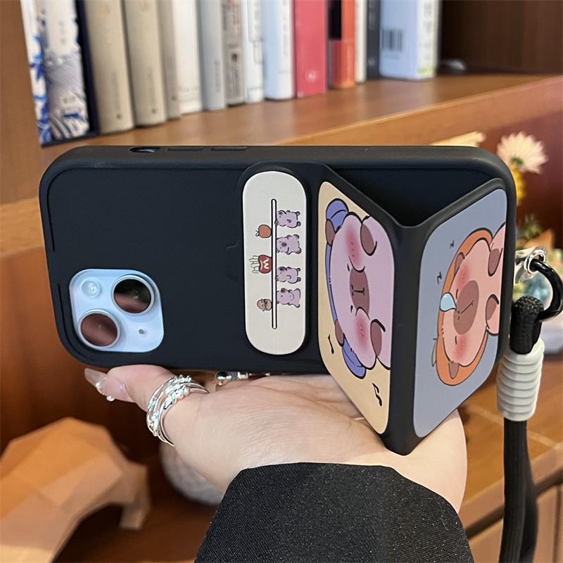 SLEEPY WATERHOG Phone case - foldable holder silicone cases