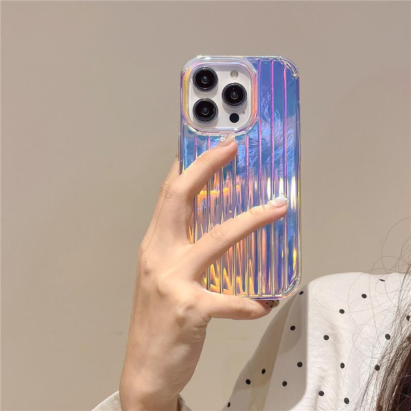 Purple Shining Phone case with Phone Chain Light Weight