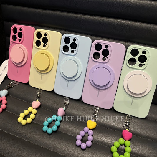 SUMMER Dopamine Magnetic phone case with Phone Charm Strap