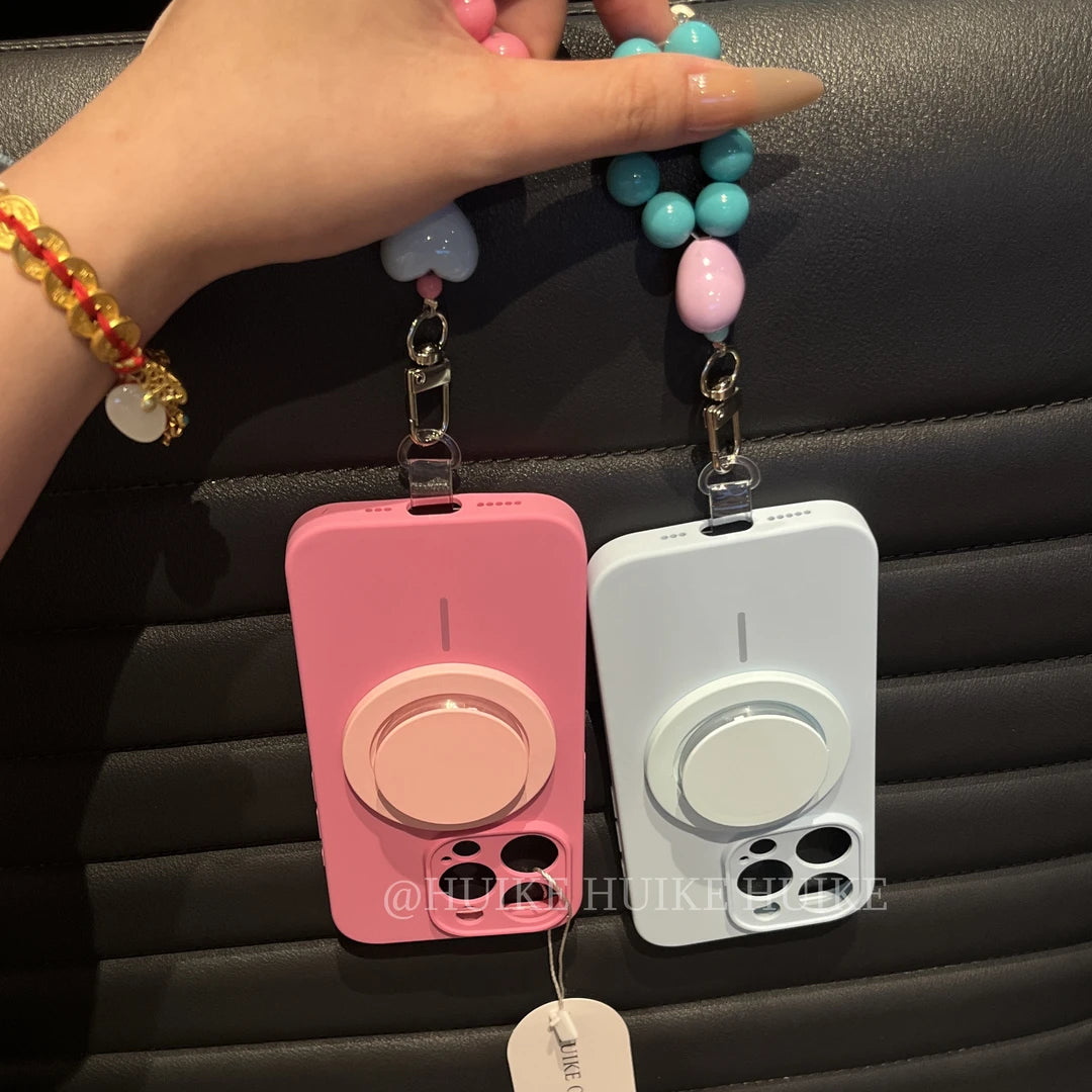 SUMMER Dopamine Magnetic phone case with Phone Charm Strap