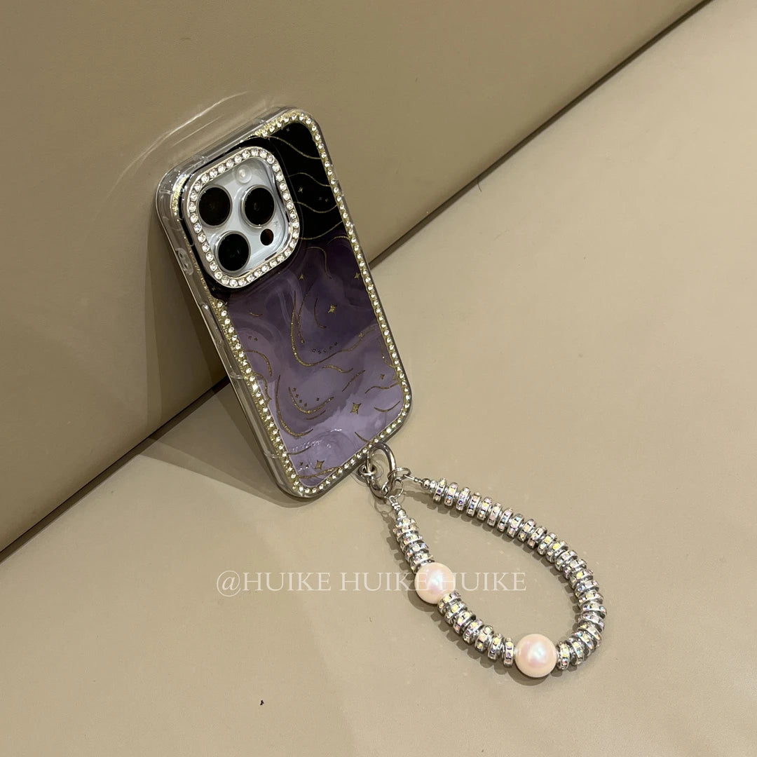 LITTLE STAR Diamond Edge phone case with Phone Charm Strap