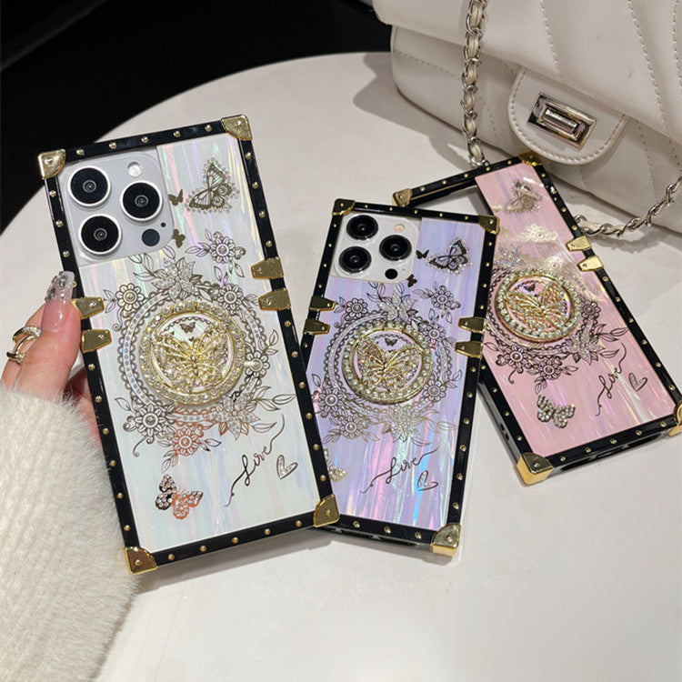 AURORA BUTTERFLY BRACKET Phone Case,Compatible for iPhone