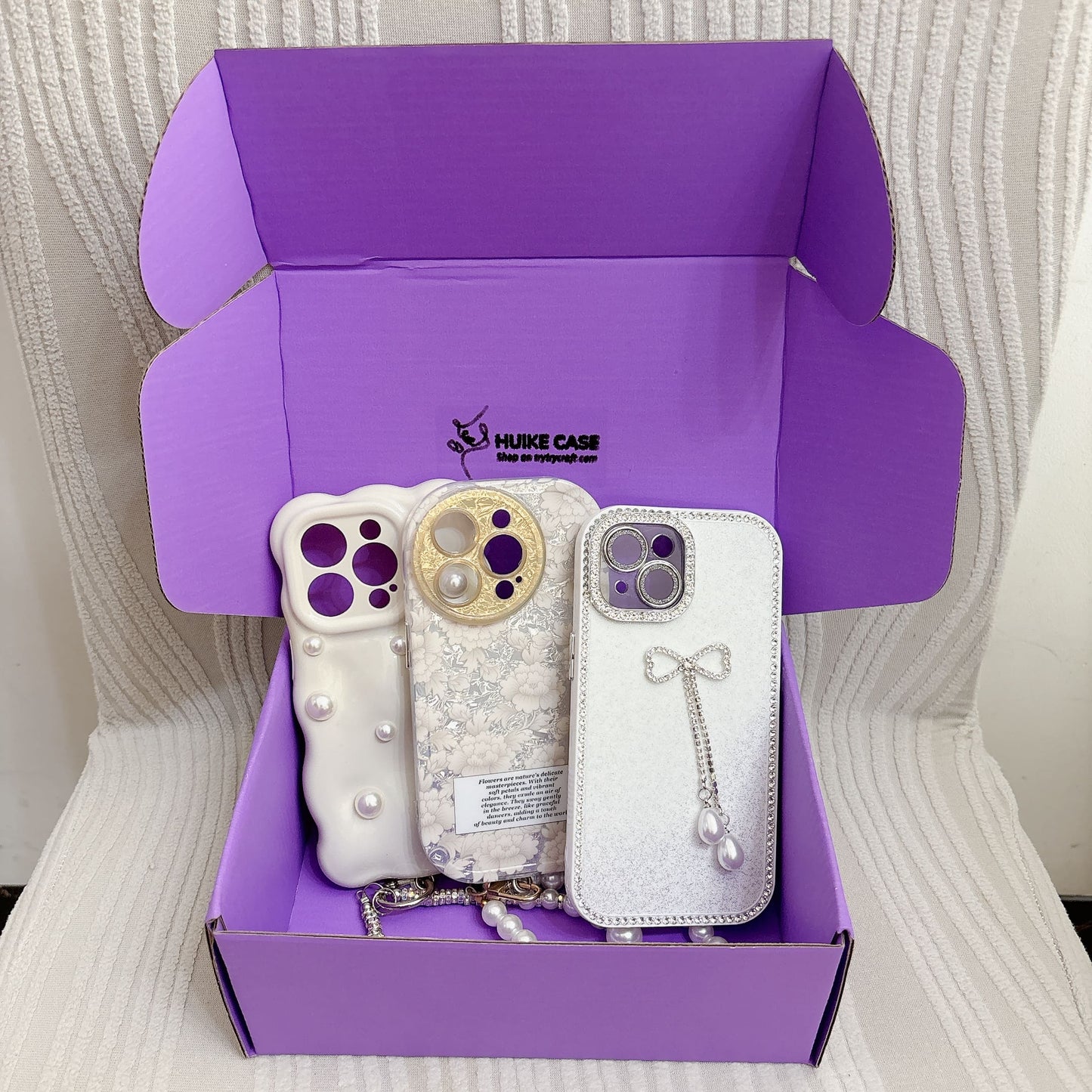 [SUMMER COFFEE] Phone Case with Phone Charm Strap,3 in 1