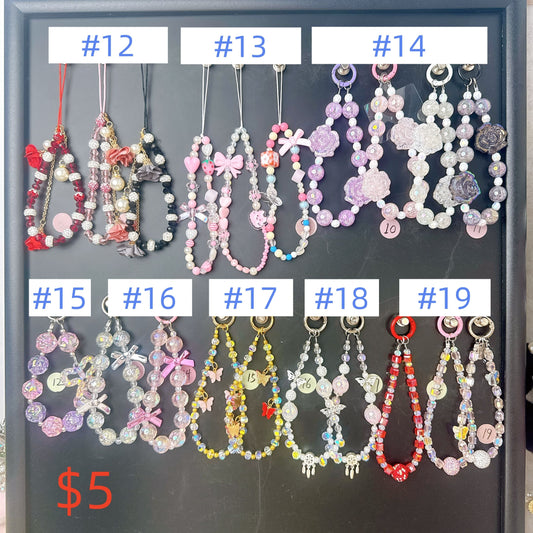 [ONLY $5] Phone Charm Straps, Key Chains, Bag Chains